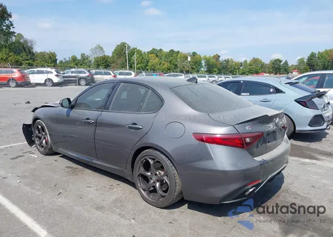 2017 Alfa Romeo Giulia Ti Rwd from USA, damaged, VIN ZARFAECN2H7552362